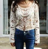 Camisa Bordado Floral